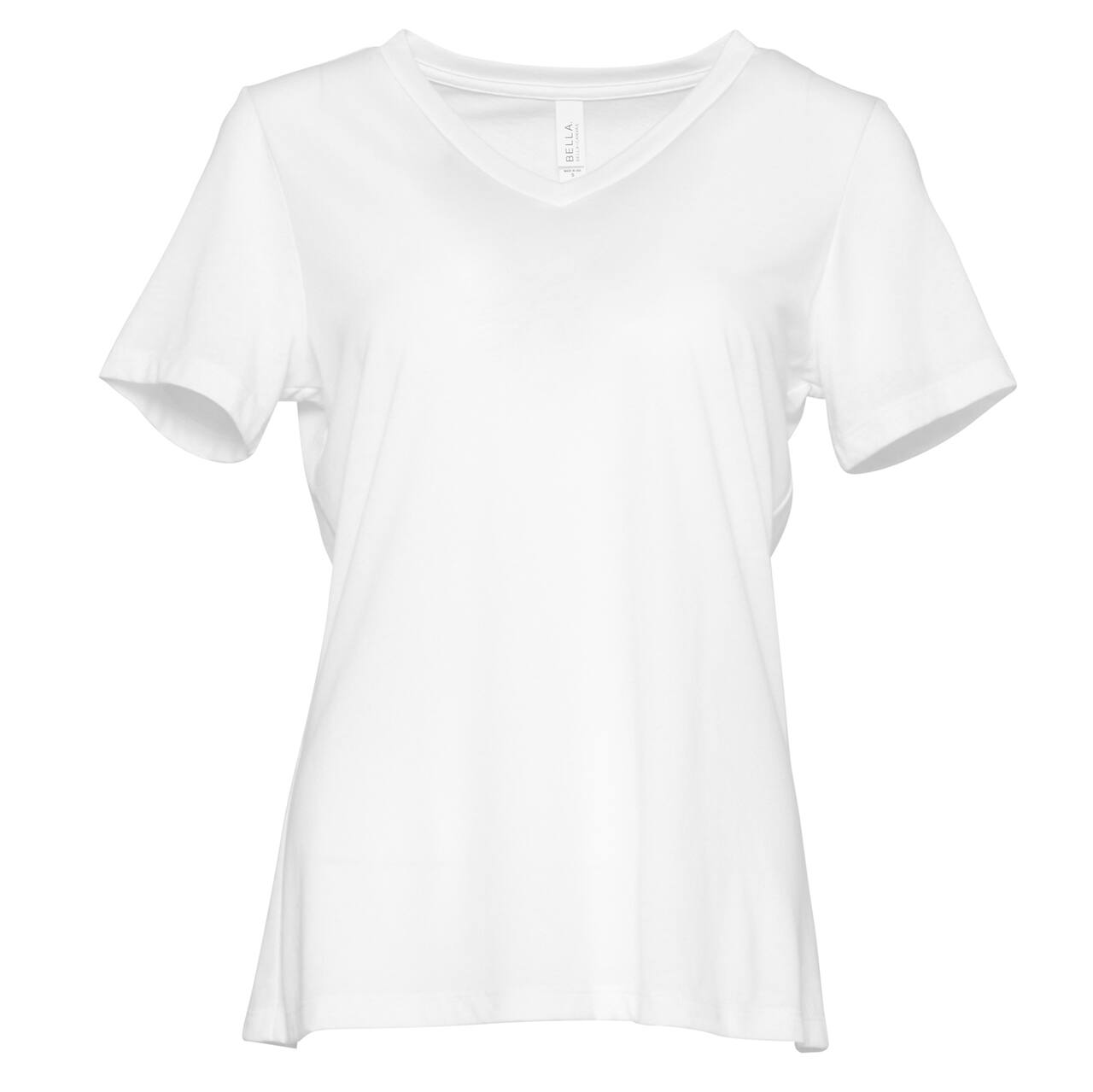 6 Pack: BELLA+CANVAS® Short Sleeve Women's V-Neck T-Shirt